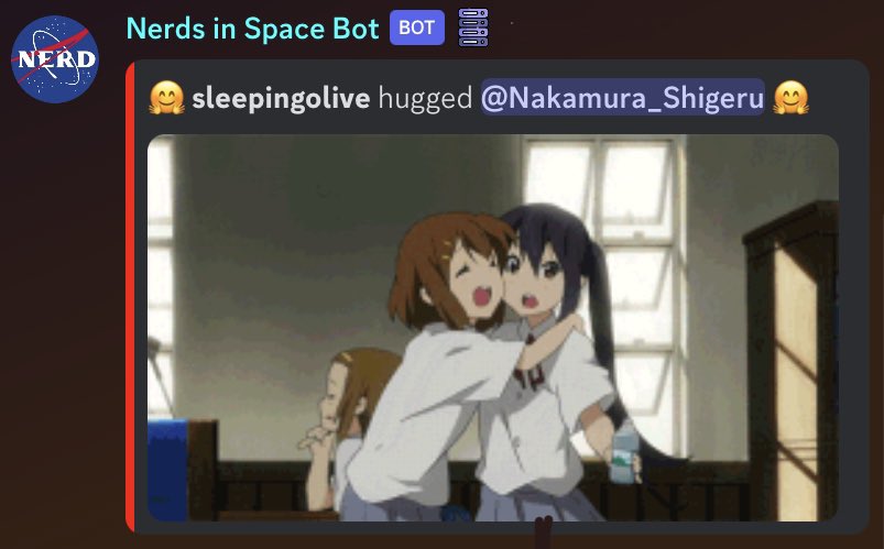 Nerds_in_Space's tweet photo. Give someone a hug today. 💞 https://t.co/EQoBj2B2Vq