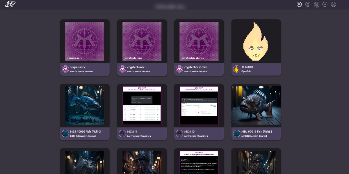 New pieces are popping up all the time on the marketplace. Check out what people are minting by scrolling through our explore page. 

Link: metriverse.exchange/explore

#NFTMarketplace #Metrix $MRX #NFTs #NFT