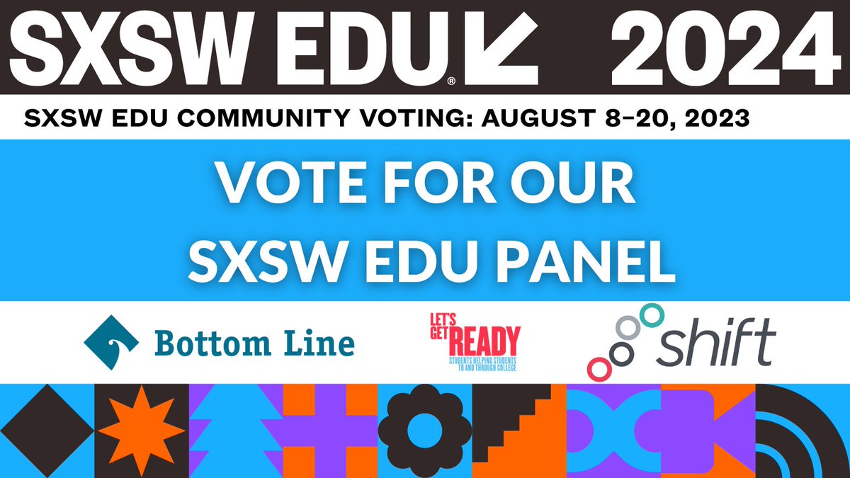 It's not just a vote. It's a chance to share insights about AI-powered chatbots strengthening postsecondary advising. Help us win a spot at #SXSWEDU 2024 with "Hybrid Advising: Powered by Artificial + Human Intelligence." Cast your daily vote! panelpicker.sxsw.com/vote/142217
