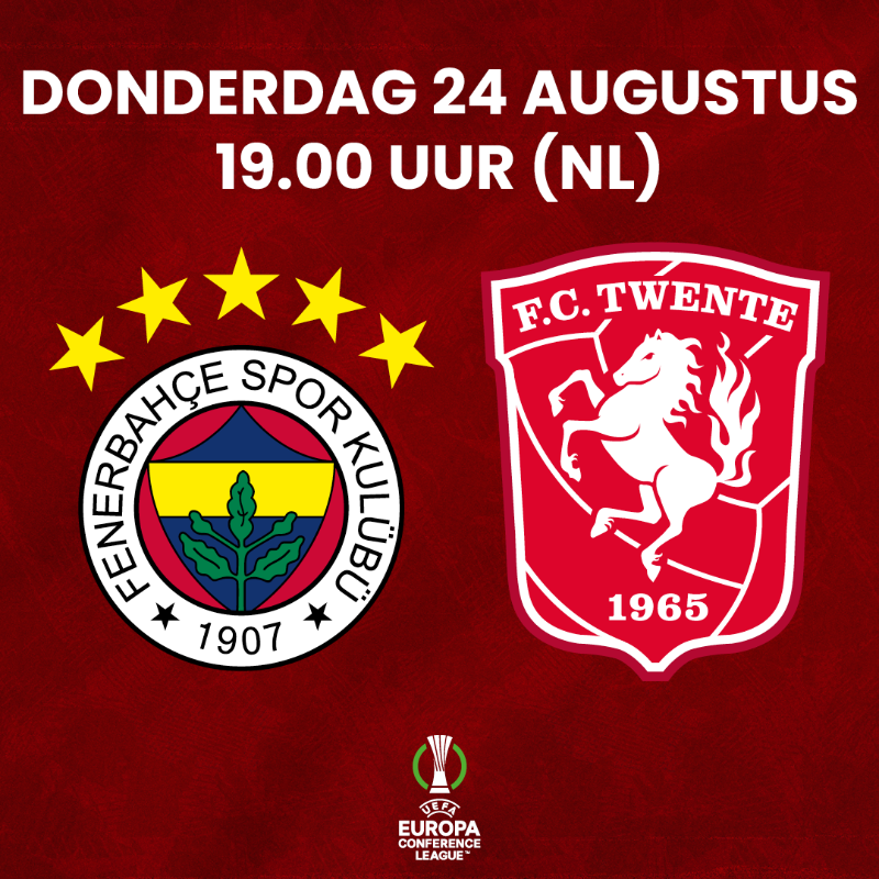 fctwente's tweet photo. 🏟️🔴 𝐅𝐂 𝐓𝐰𝐞𝐧𝐭𝐞 𝐭𝐫𝐞𝐟𝐭 𝐅𝐞𝐧𝐞𝐫𝐛𝐚𝐡𝐜𝐞 𝐢𝐧 𝐩𝐥𝐚𝐲-𝐨𝐟𝐟𝐬

#UECL
#fentwe
#FCTwente