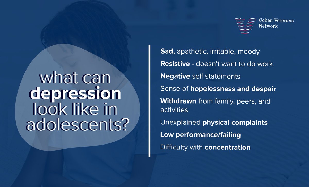 CohenClinicESDC's tweet image. #PCSTips from #CVN:
Peer pressure, academic expectations, and #PCS moves can bring many emotions for #militarykids. It's normal to experience ups &amp;amp; downs, but if your child or teen needs additional support, contact us: cohenveteransnetwork.org