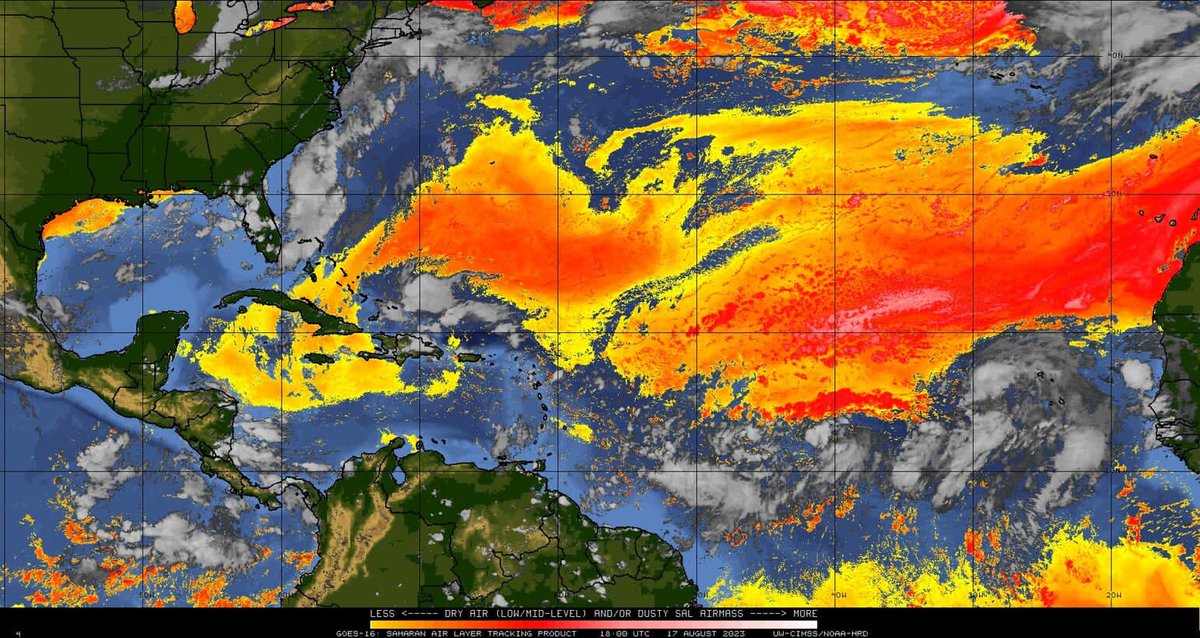 ¿Sabías que a México cada año llega polvo proveniente del Sahara? Esto es normal y no representa un peligro para la población.

Las tormentas de arena y polvo constituyen fenómenos meteorológicos comunes en las regiones áridas y semiáridas. Las principales fuentes de estos polvos