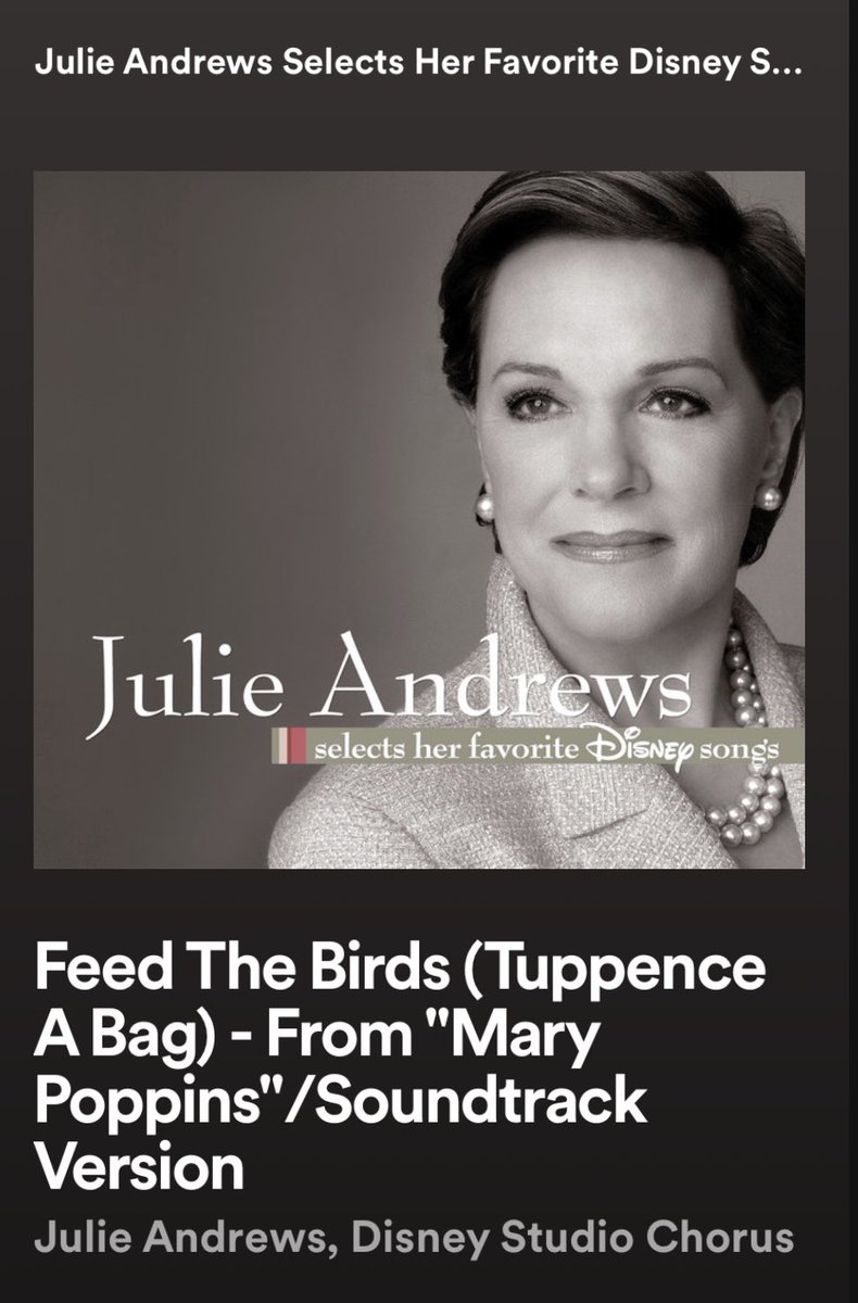 Only a Queen like Dame Julie Andrews could get away with selecting her own song 👑