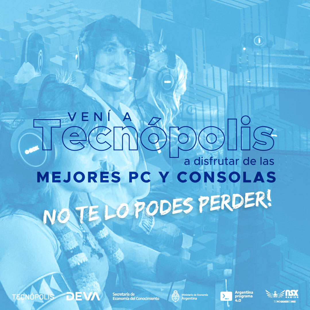 devaesportsarg's tweet photo. ¿Sos un amante de los videojuegos?
¡Aprovechá la oportunidad de vivir la máxima experiencia gaming en Tecnópolis!
Descubrí las mejores PC y consolas de la mano de @nsxcomputers, participa de competencias y desafía tus habilidades.

#JuntosSomosDeva #JuntosSomosEsports #Tecnopolis https://t.co/ycdQqYOd2H