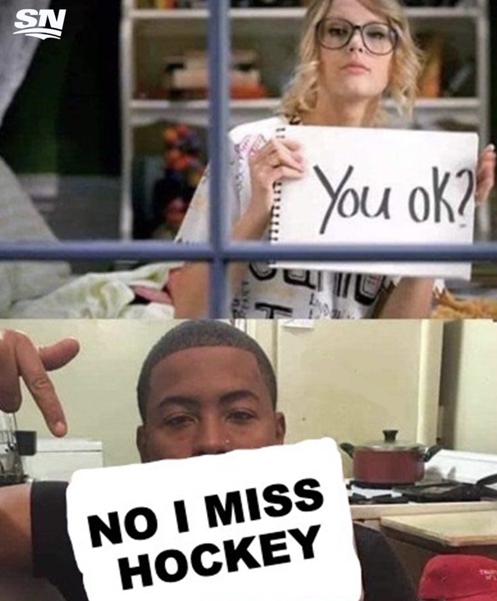 How're we feeling, hockey fans? 🏒