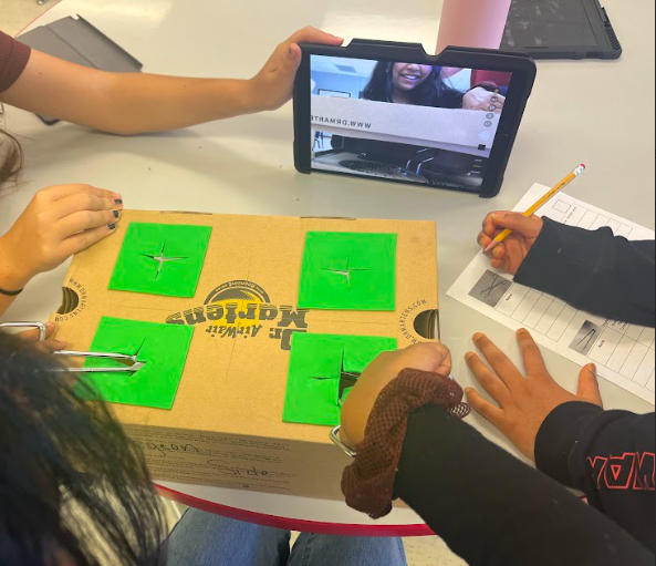 crosby_a1's tweet photo. Before @Downing STEM Ss can design their own laparoscopic devices, we need to do some testing. Ss are making observations about helpful device characteristics.  Next up, analyzing our data &amp; prototyping our own devices. @LISDSTEM @beimerjLISD @DowningMS @crosby_a #LISDSTEM https://t.co/rPg523pcD1