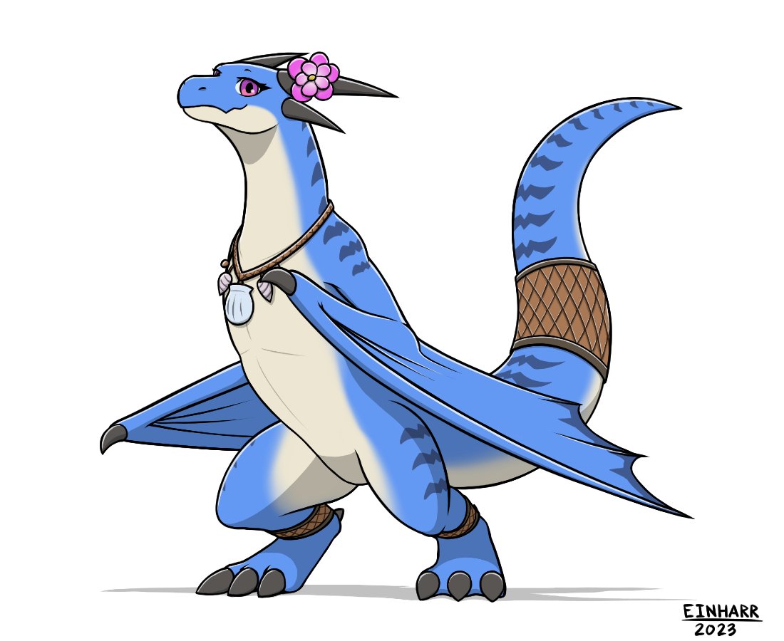 Blue Wyverness