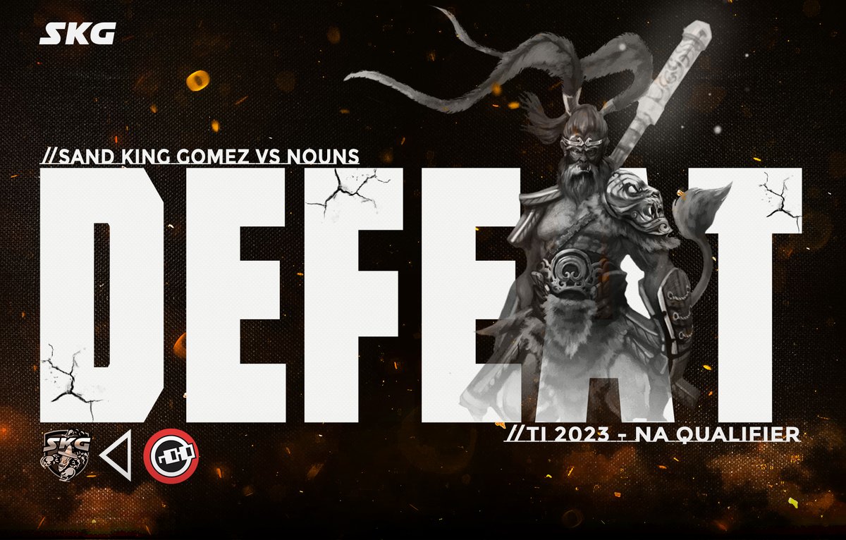 Lo intentamos pero no puedo funcionar, yo hice las cosas mal... Yo feedee :'(
Caímos contra Nouns pero seguiremos luchando , la SKGNETA sigue en pie! 🔥

#GoGoGómez