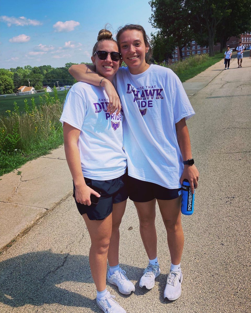 Move in day! We are so excited to have our 3 new Duhawks on campus! Special shout out to some upperclassmen for helping them move in #theduhawkway