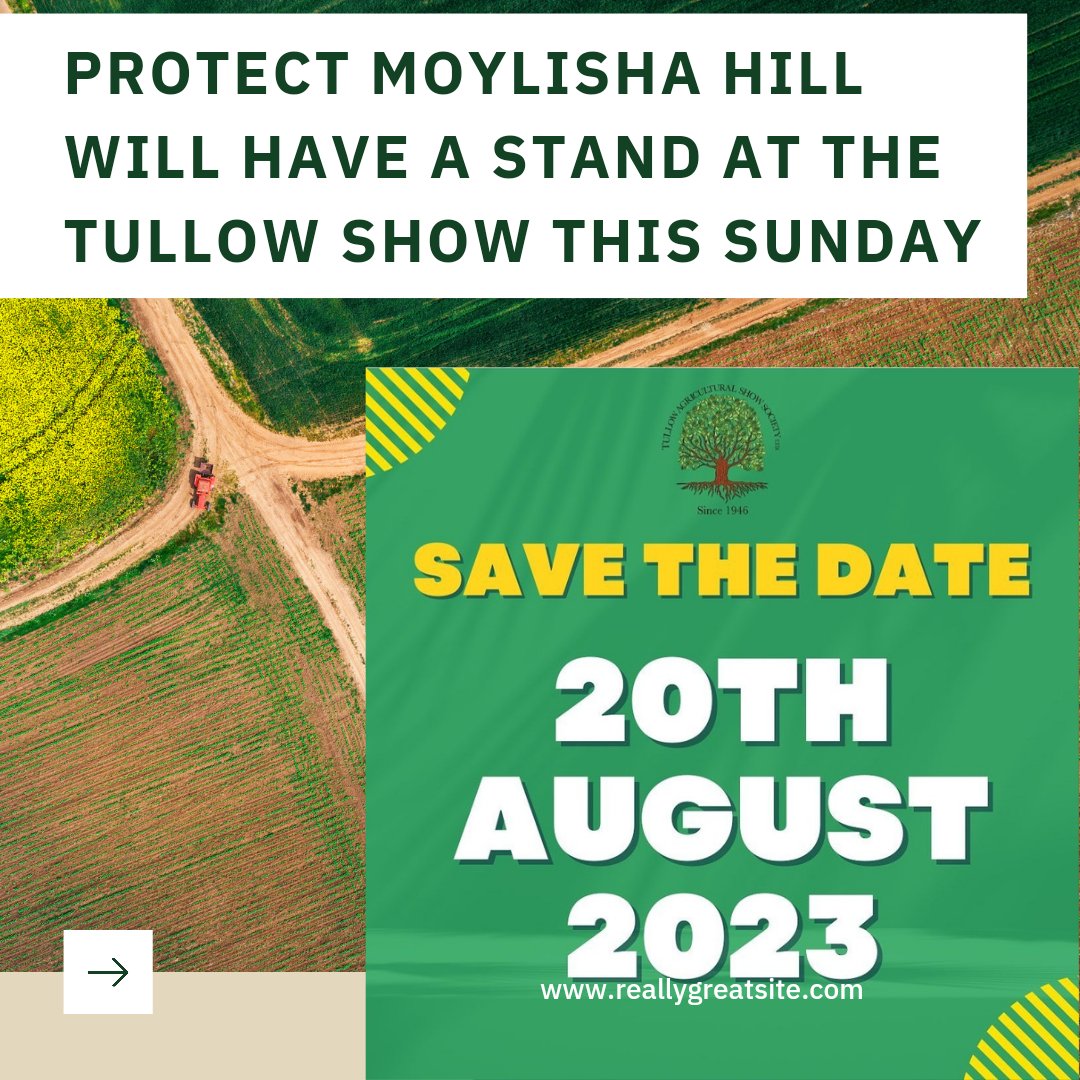 See you all at the Tullow Show this Sunday 20th August 2023.
Eircode R93FD83