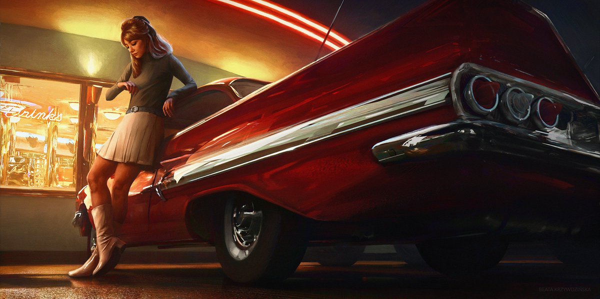 Personal Project. Highly inspired by the movie American Graffiti, but set in the late 1960s.