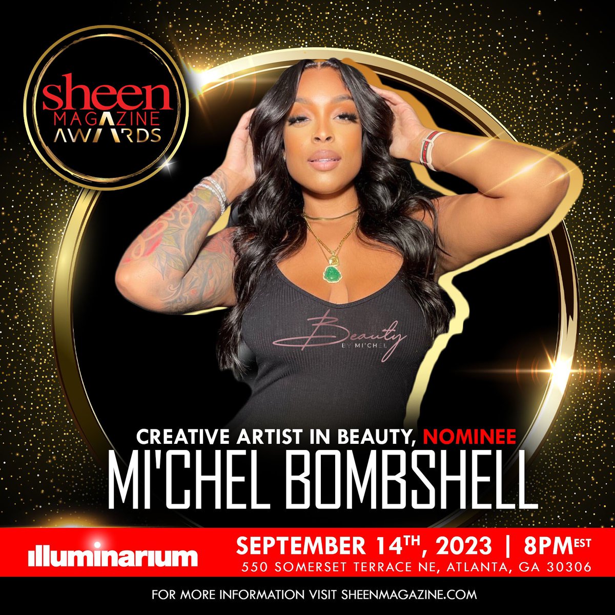 MiChelBombshell's tweet image. Please go vote for me daily as many times as you can sheenmagazine.com/sheenawards/po…