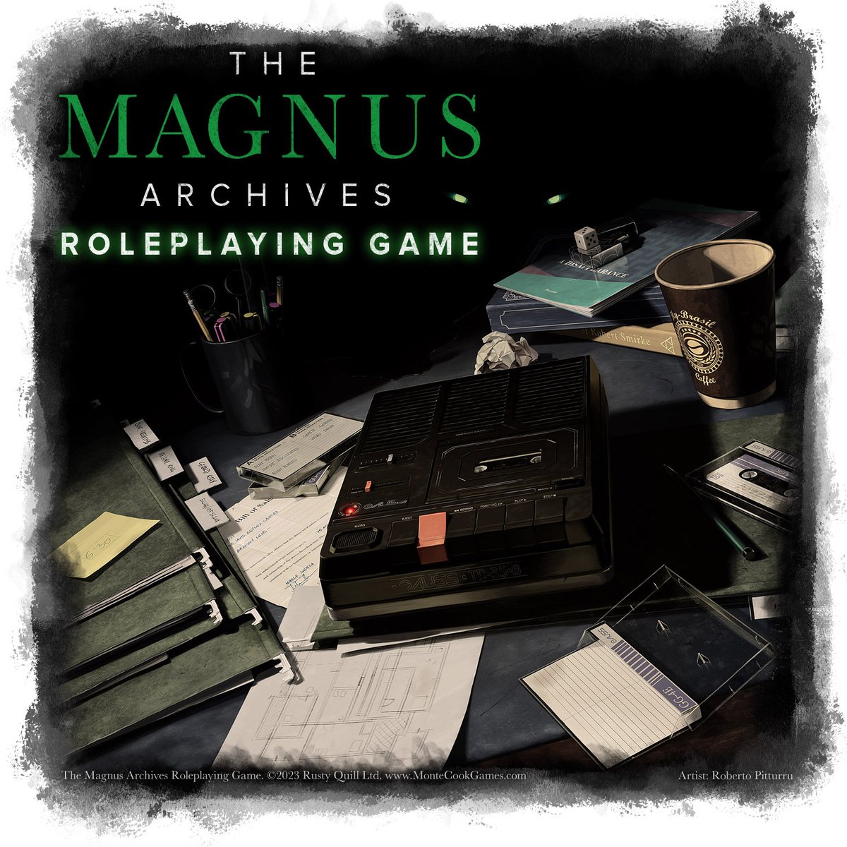 Monte Cook Games on X: Announcing The Magnus Archives RPG, soon on  BackerKit: 📖 Hundreds of pages of suspense! 👻 Delve into character  creation, artifacts, & more. 🎲 The Cypher System, now