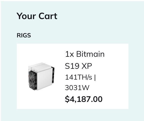 sazmining's tweet photo. ⛏ Want this to be your cart?
Make it happen at https://t.co/v79MACKUvz
Note: Final cost will include a Paraguay Setup fee per rig!
#bitcoin #bitcoinmining #miningwithrenewables #sazmining #minewithsaz https://t.co/GB79JnrFxs