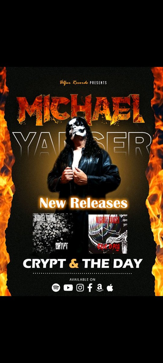 My new releases crypt & the day it's available now in spotify and all music platforms open.spotify.com/track/2rI6R9hF… #HeavyMetal #blackmetal #FYP #viral #michaelyanser