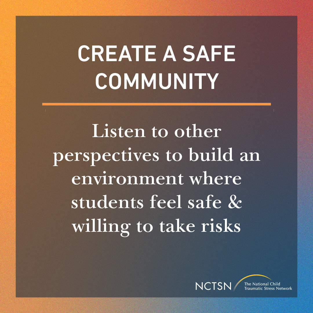 nctsn's tweet photo. (2/2) Implementing new strategies to support #students in the classroom creates a more encouraging learning environment. This video shows ways to help students feel cared for and acknowledged in #school. Watch here: https://t.co/KLUDl5ArZo #backtoschool #backinsession https://t.co/rKuj8d4UoP