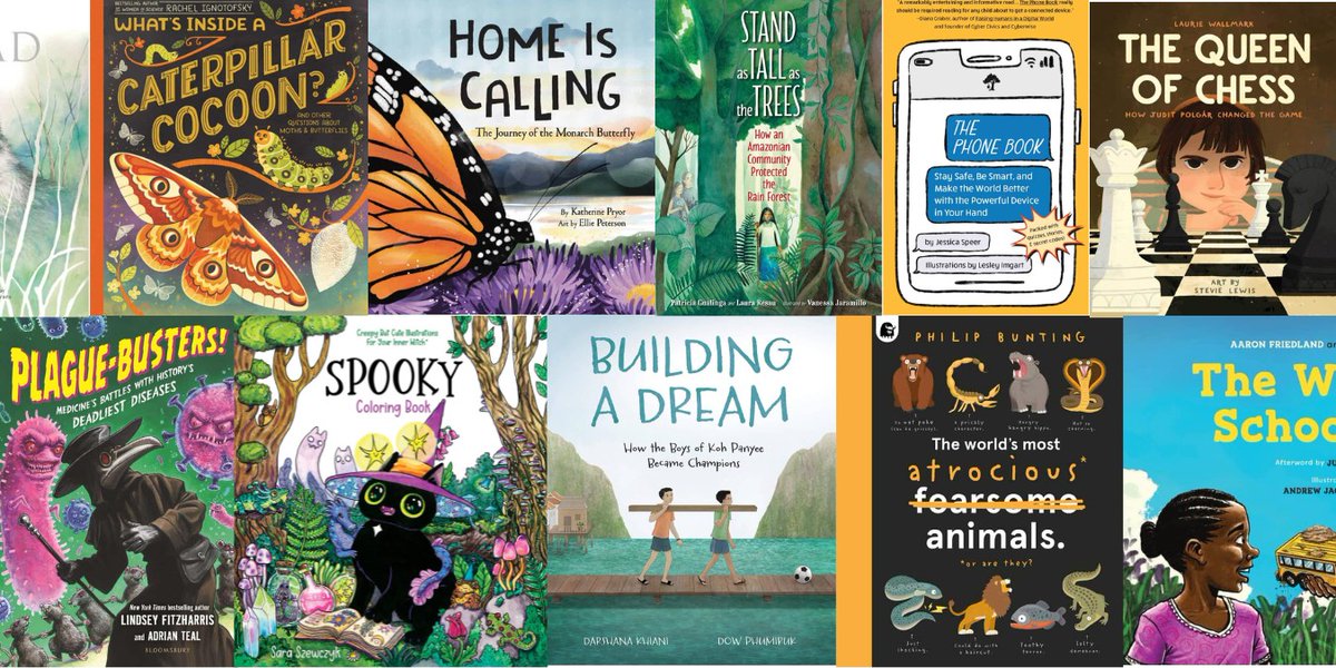 16 Wonderful New Children’s Nonfiction Books, August 2023 imaginationsoup.net/childrens-nonf… @LauraResau @KatherinePryor @elliepeterson @DowPhumiruk @lauriewallmark #kidlit