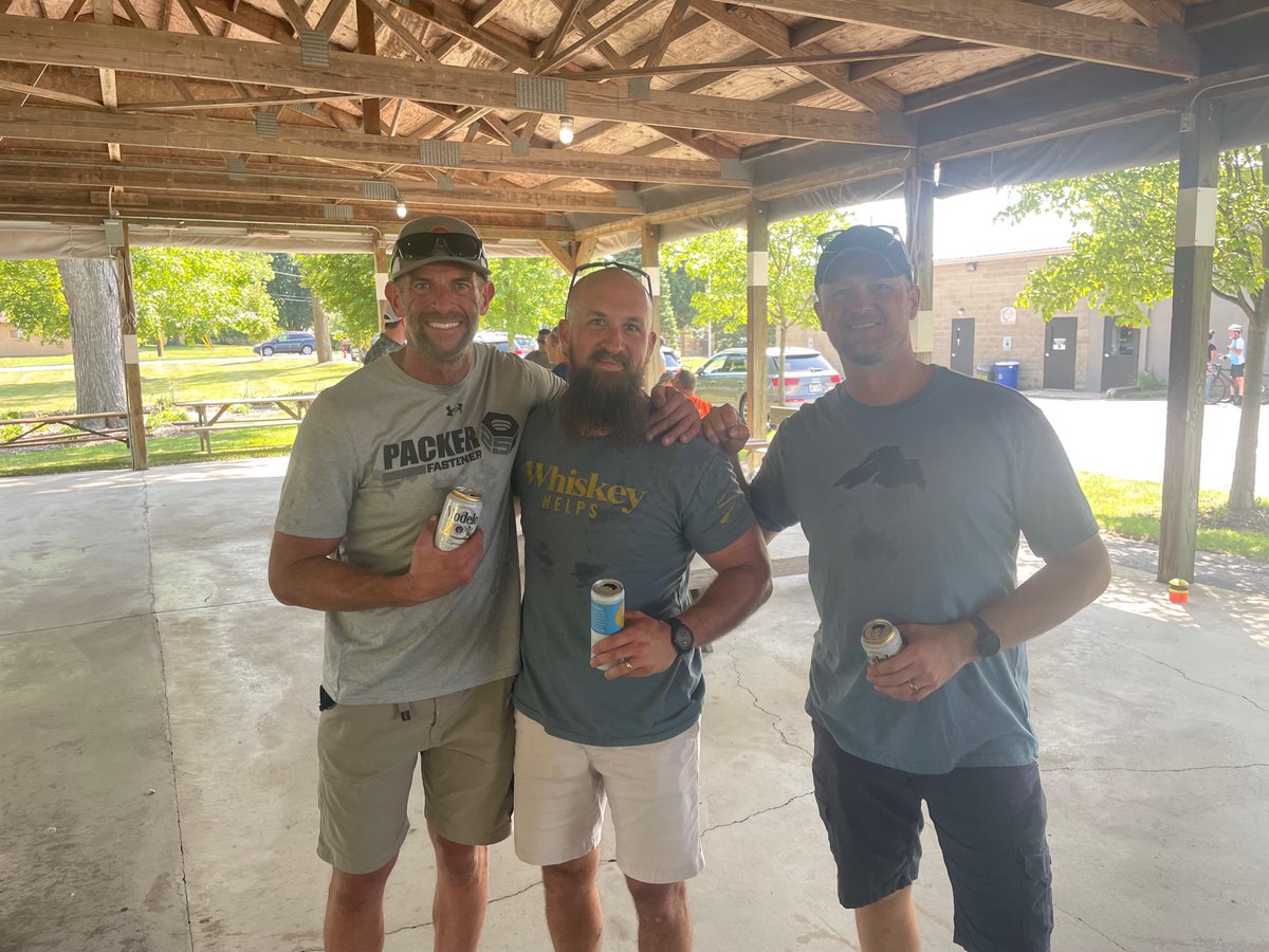 Our team brought the Packer Fastener swagger to Beyond Design Bike Tour yesterday. While <a href="/terryalbrecht/">Terry Albrecht</a>  is a seasoned biker, Arlyn and Jason had just 5 weeks to train before conquering the 70-mile course.