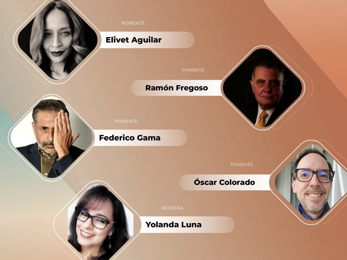 📅 VIERNES 25 DE AGOSTO, 2023
10:00 a 12:00 h. Mesa 3. Divulgación fotográfica en redes sociales. Óscar Colorado, Elivet Aguilar, Ramón Fregoso, Federico Gama y Yolanda Luna en el 24 Encuentro Nacional de Fototecas. #24ENF #INAH #SINAFO #FN <a href="/CharisLuna/">Yolanda Luna</a> <a href="/FedericoGama/">Federico Gama</a> @