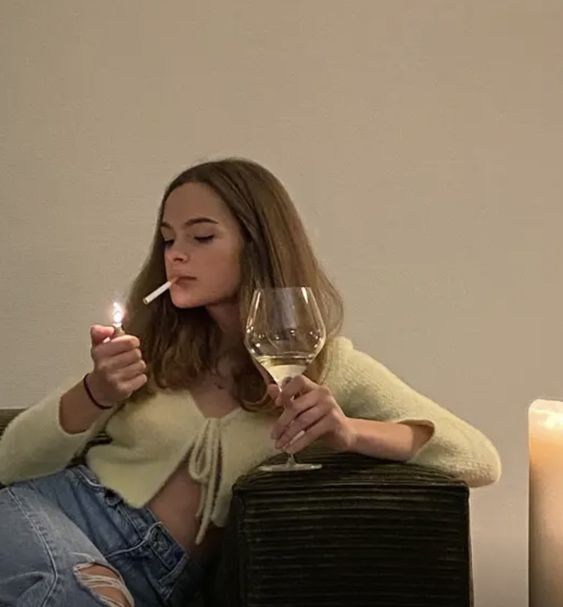 SophiaValintina's tweet photo. "Indulging in life's little pleasures, one puff at a time. Cheers to savoring every moment! #SipAndPuff #LiveLifeToTheFullest" #thursdayvibes #BritneySpears #Starfield #Warriors #winetime #tired #winelover https://t.co/tEXb9MAl7y