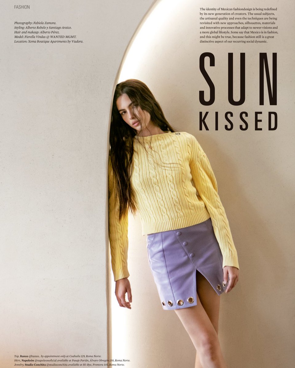 AlbertoAifar's tweet photo. Photography: Fabiola Zamora.
Styling: Alberto Rebelo y Santiago Araico.
Hair and makeup: Alberto Pérez.
Model: Fiorella Vindas @ WANTED MGMT.
Location: Xoma Boutique Apartments by Viadora. https://t.co/hdl7jwBCQl