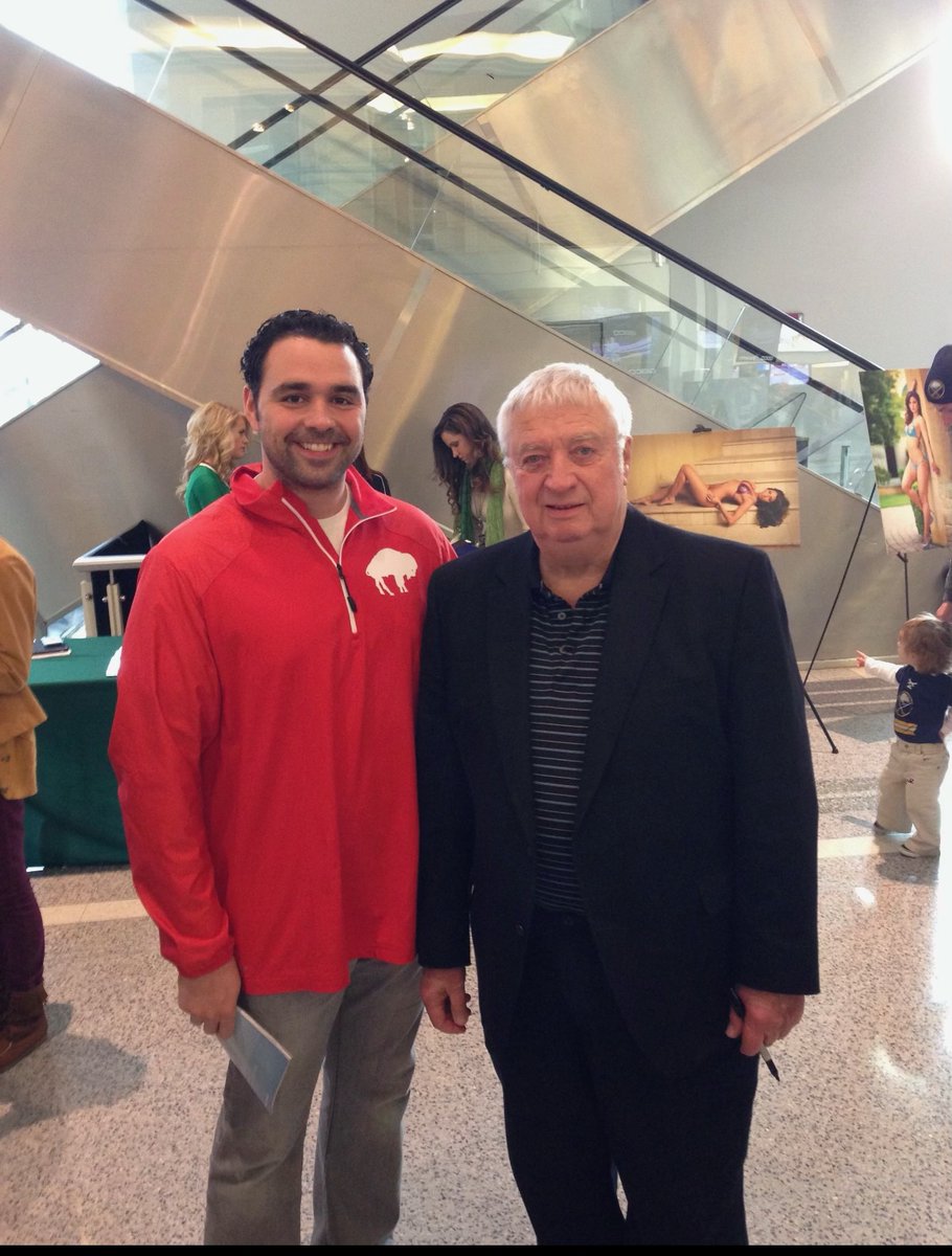Met him over a decade ago at a sabres-dallas game in Dallas. So gracious and friendly. RIP RJ <a href="/BuffaloSabres/">Buffalo Sabres</a>