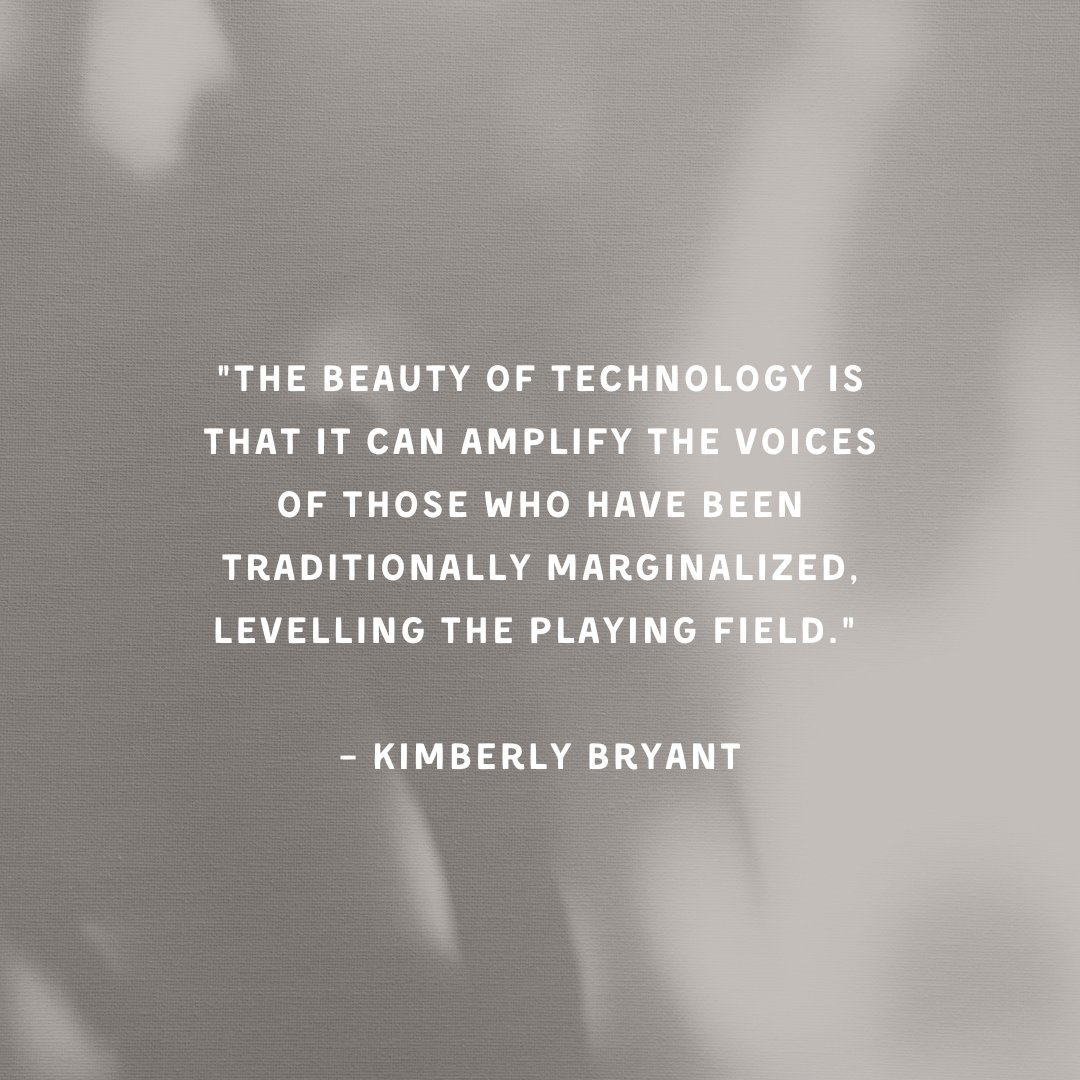 Let us continue to champion this digital revolution, recognizing its potential to foster inclusivity and bridge divides.

#TechEmpowerment #VoicesAmplified #InclusiveInnovation #LevelingTheField