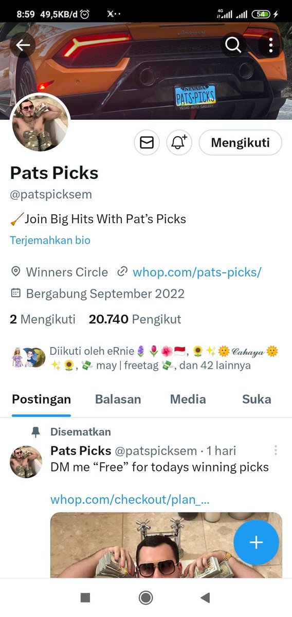 januhoklay's tweet photo. @A100888 @patspicksem Done
Wish me luck https://t.co/SlRePhCuuO