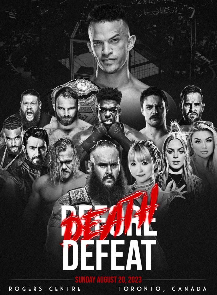 We’re excited to see you all this weekend, and are excited to do what we undisputedly do best - provide you with the best overall wrestling product on the planet!