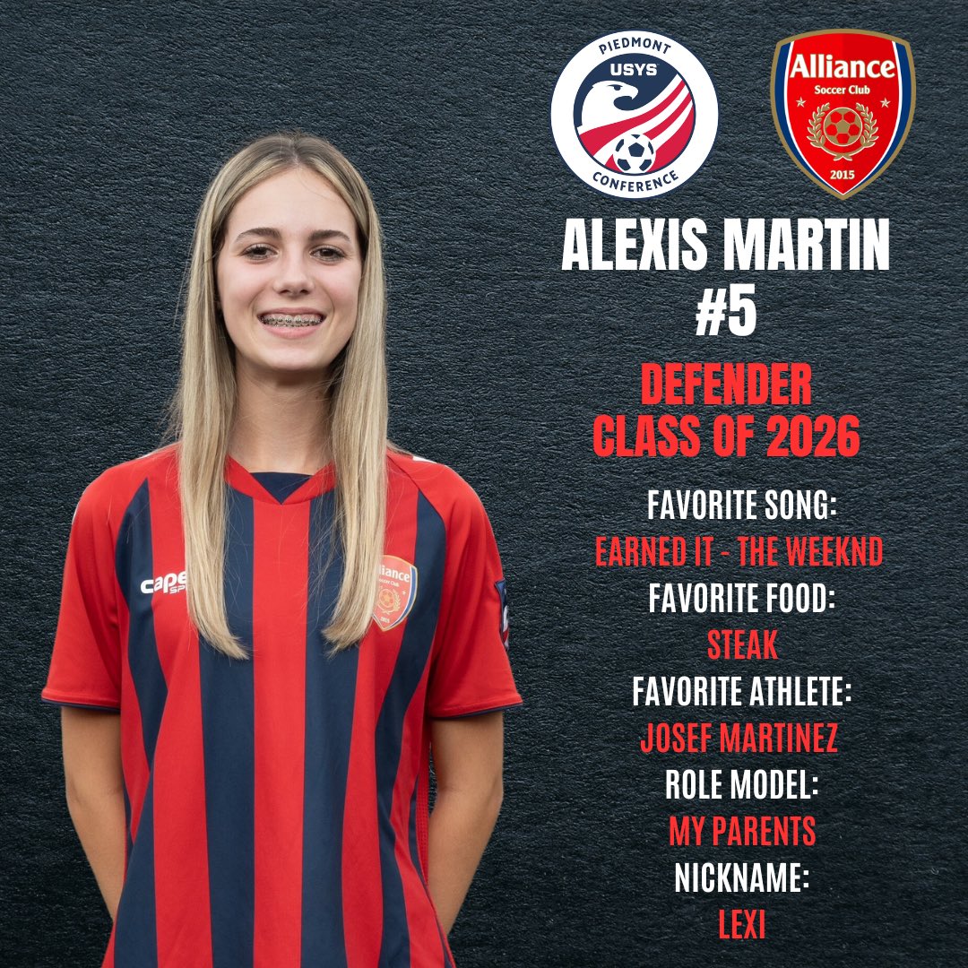 Welcome back Lexi! ⚽️🔥

#WeAreAlliance #NationalLeague #USYS #YouthSoccer #GirlsSoccer
