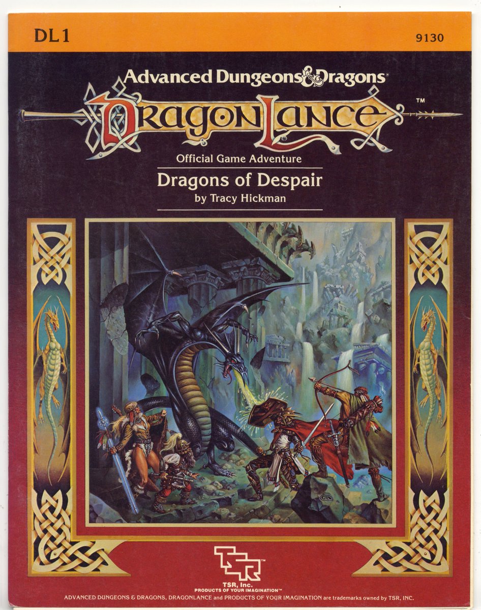 Loston_Wallace's tweet photo. #Dragonlance #AdvancedDungeonsAndDragons #TSRModules #RPG
Recapping my Dragonlance module posts, 4 at a time. Part 1. DL1, DL2, DL3, & DL4 https://t.co/FMNknm1zac