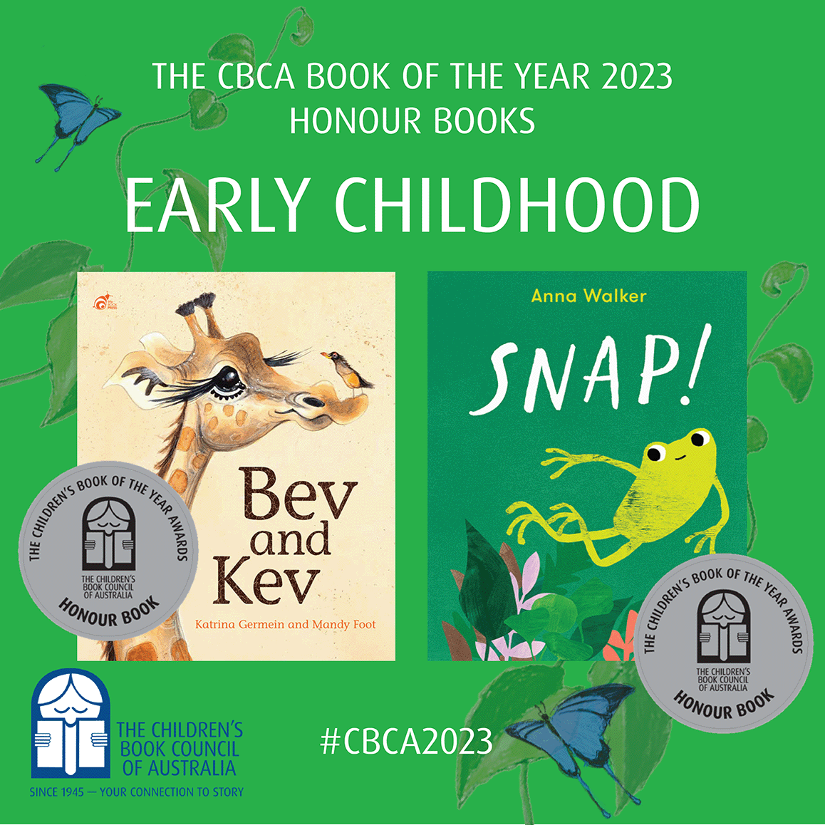 TheCBCA's tweet photo. If you haven't read our Early Childhood Honour titles, you really are missing out!  Congratulations! https://t.co/0KBQNSjbbC