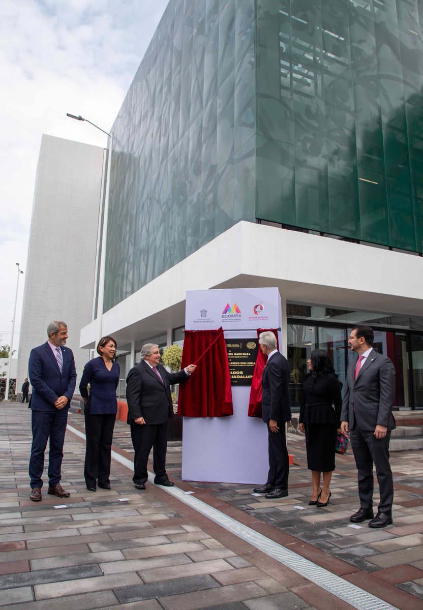 MagdoSodi's tweet image. Gran día. Fue muy significativa para el @PJEdomex la presencia del Gobernador @alfredodelmazo en la inauguración de los Juzgados Lago de Guadalupe y la compañía de @MariaLuisa_MX y @EliasRescalaJ.

🟦Justicia familiar, civil y mercantil en Modelo Colmena.
youtube.com/watch?v=TJ5lEy…