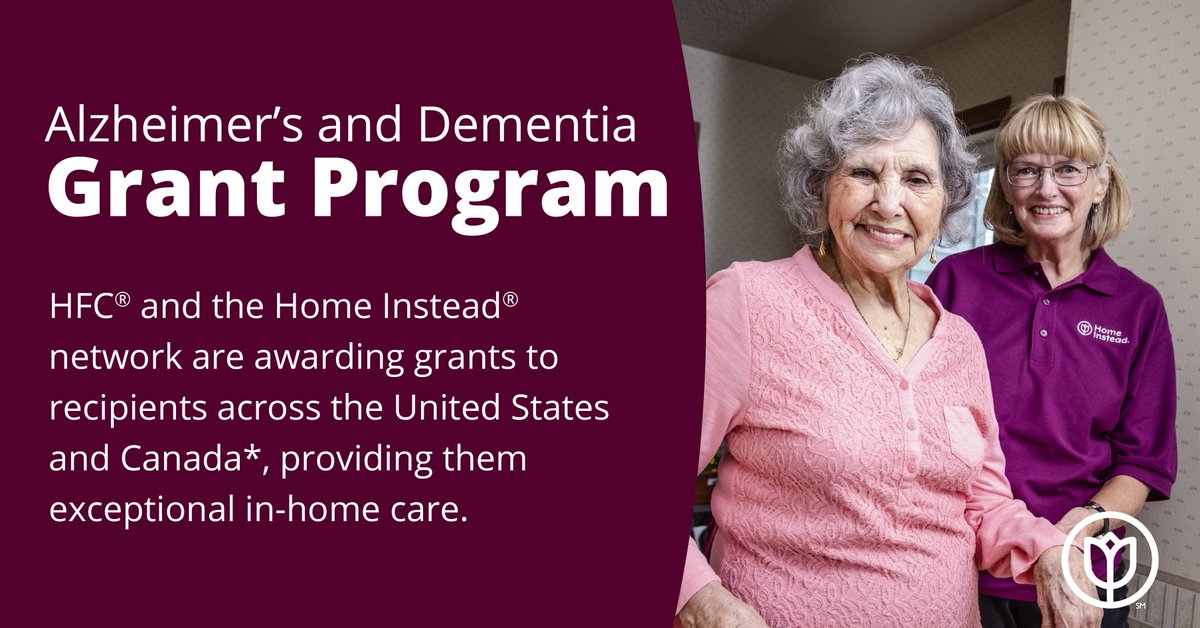 #Dementia #caregiving can feel especially isolating. With @WeAreHFC, we offer #homecare care grants providing #care & companionship to deserving families. ➡️ homeinstead.com/home-care-serv… #HomeInstead #Alzheimers #caregiversupport #AlzheimersandBrainAwarenessMonth #ENDALZ