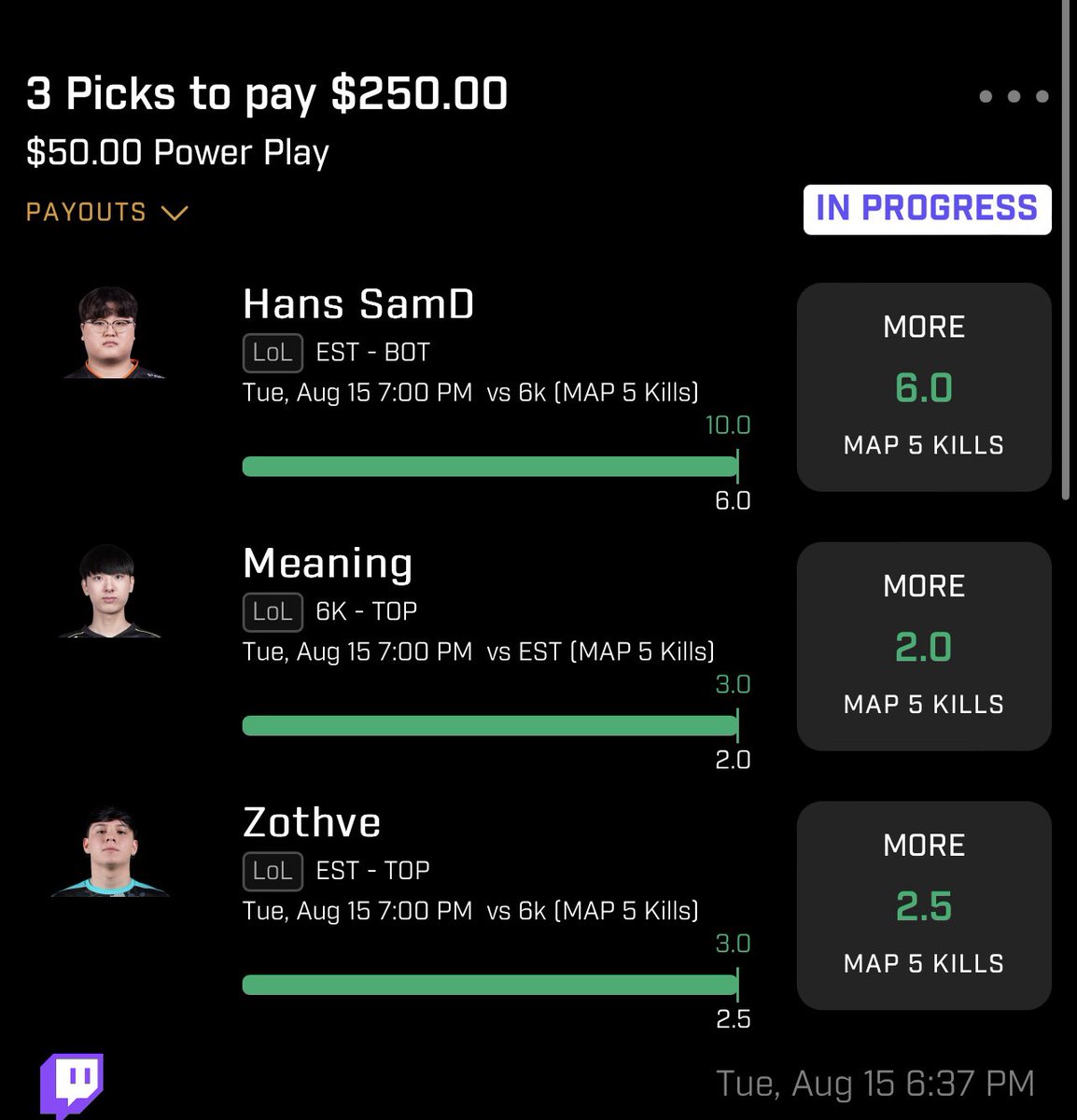 ihonchoplays's tweet photo. Some more cashes over the last few days in the discord. Link in bio! #GamblingTwiiter #GamblingTwitter #prizepickslocks #prizepickswinning #prizepicks #prizepickscsgo https://t.co/N6Xl9ANoC9