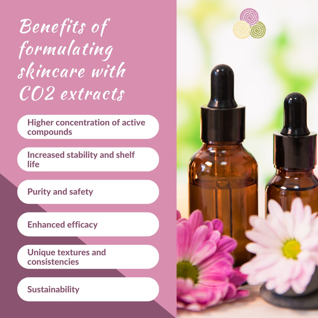HHaute's tweet image. Benefits of formulating skincare with CO2 Extracts (instead of essential oils or cold-pressed carrier oils): createyourskincare.com/formulating-sk…

#co2extracts #skincare