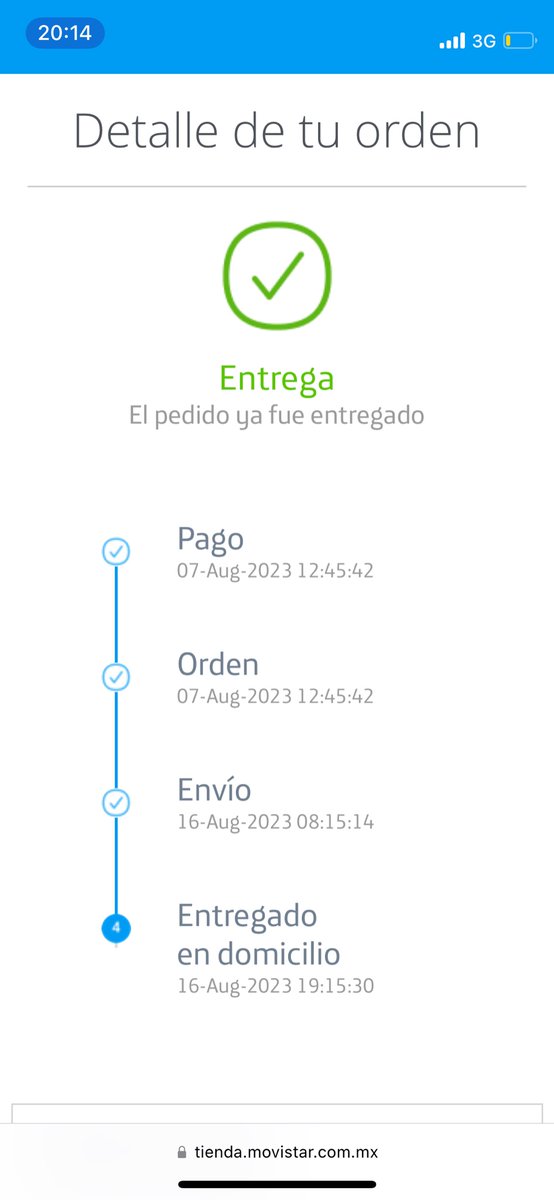 ElSambu1's tweet photo. Increíble! Un IPhone 14 con status de entregado, y no se ha recibido nada. Pésimo servicio Movistar. A quien le entregaron el equipo? No necesitan el INE del titular? Solución inmediata YA

@Profeco  @MovistarMX @TelefonicaMX https://t.co/ySpqu8rzuO