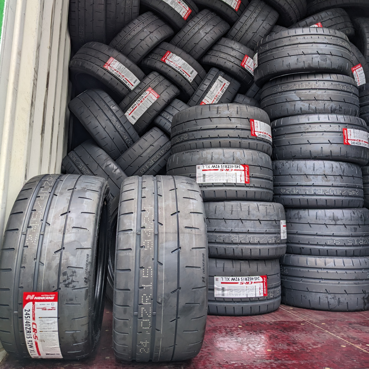 So This Happened
Yep. An Entire Cargo Container of The Freshest Nankang CRSv2 Tires Was Delivered On Tuesday.  8 NEW SIZES Means We Have 40+ Sizes In Stock And Ready To Ship ForFREE In Pairs To 48 States Today!
#Nankang #CRS #philstireservice #racer #scca philstireservice.com