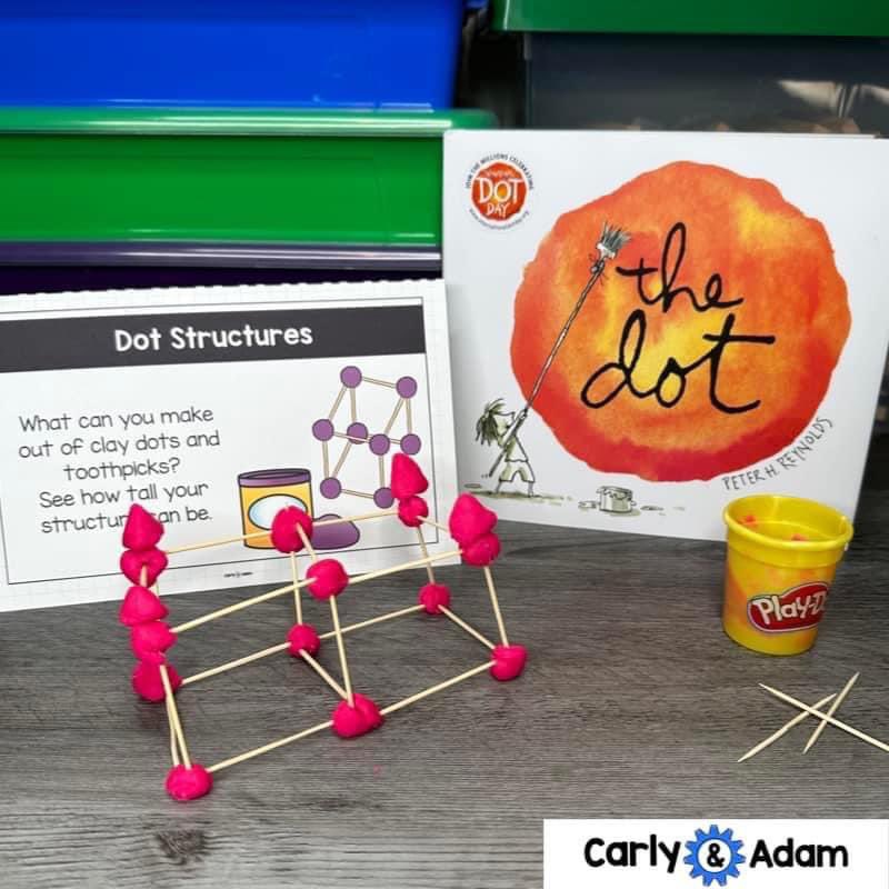 carlyandadam's tweet photo. We are less than 1 month away from the 20th anniversary of The Dot by Peter H. Reynolds!

Need some fresh ideas for Dot Day on September 15th?

We just wrote a blog post sharing 6 new ideas: https://t.co/QRciZyvBpQ https://t.co/lpLnHGvev8