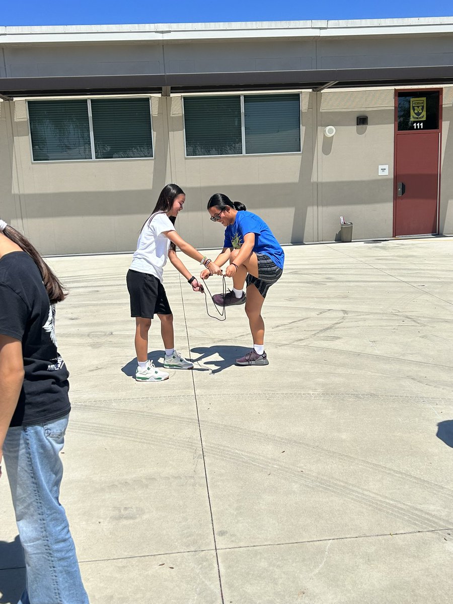 First Day of School Fun! 

Our ASB Cabinet brought the energy ⚡️⚡️⚡️welcoming our new 6th graders and returning students back to campus! 

Also in my classes-Infinite Loop Icebreaker Activity! Had to untangle themselves without taking loops off wrist! 🧐🤔#MissionImpossible