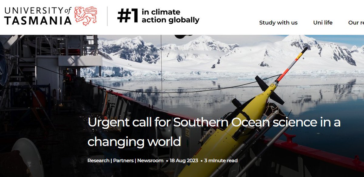 At the #SOOSSymposium2023 300 experts from 25 nations met in Hobart to underscore the Southern Ocean's vital role in regulating climate.

<a href="/drsianhenley/">Sian Henley</a> emphasizes the need for global collaboration to comprehend this crucial ecosystem, while @AmidgeAndrew highlights the Southern