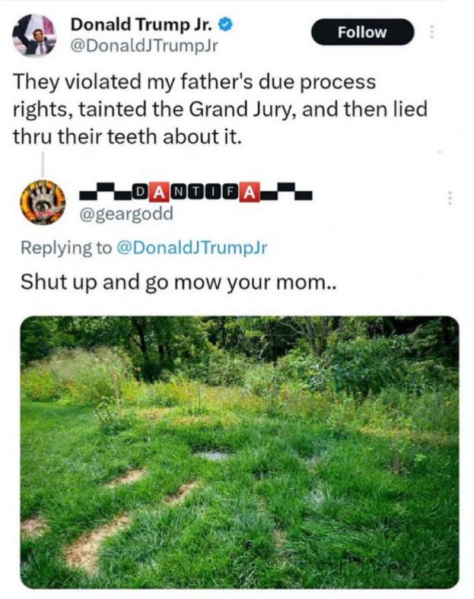 Shut up and go mow your mom may be the best insult I’ve ever seen in my life.