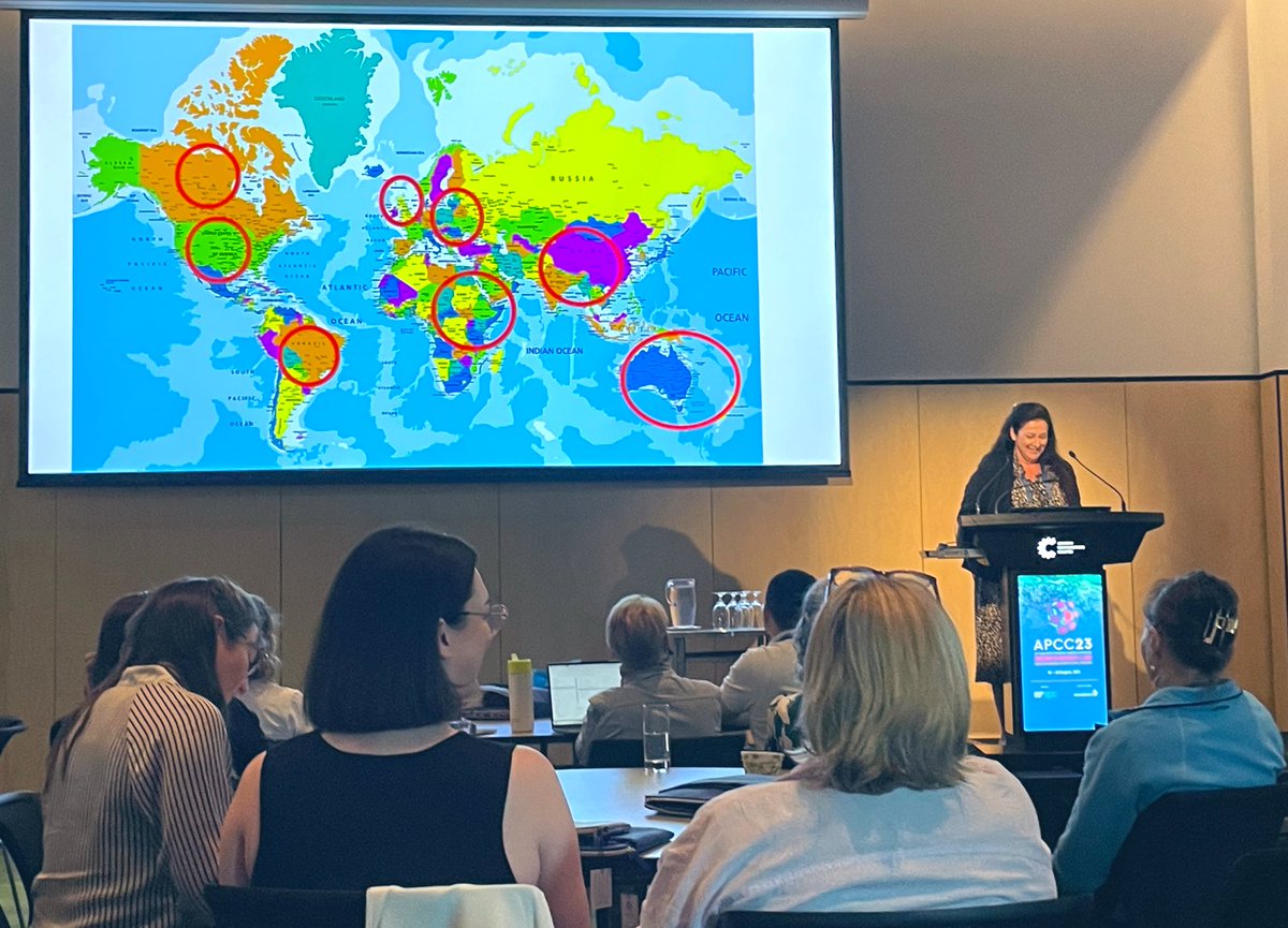 Dr <a href="/RobertsTash/">Natasha Roberts</a> takes us on a round-the-world tour of advances in #prostatecancer #NursingResearch 🌏 | #APCC23