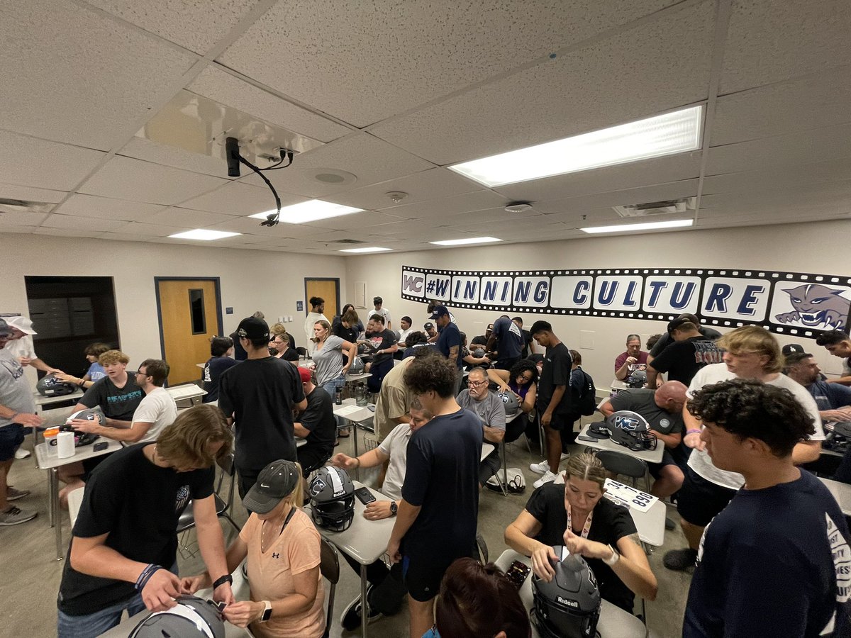 Willow Canyon Football (@willowcanyonfb) on Twitter photo Parent/Player helmet decal night…Need to find a bigger venue next season! 💯#WinningCulture <a href="/wccatathletics/">Willow Canyon HS Athletics</a> Parent/Player helmet decal night…Need to find a bigger venue next season! 💯#WinningCulture <a href="/wccatathletics/">Willow Canyon HS Athletics</a>