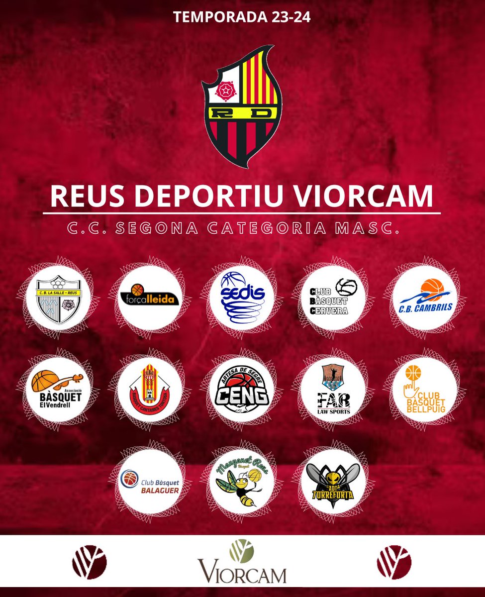 📅 SEGONA CATEGORIA MASCULINA

Aquests són els rivals del nostre primer equip masculí per la temporada 23-24. 
Objectiu clar, molta feina a fer i grans partits per davant. 

Molta sort, nois!