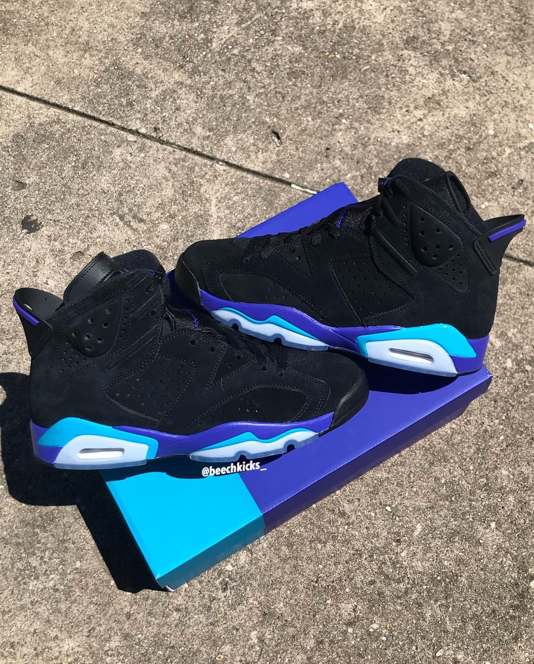 Sneaker News on X Air Jordan 6 Aqua What s the verdict or https t pbeeGyPm4w X
