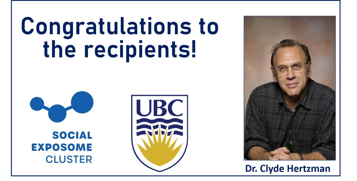 Congratulations to the winners of this year's 'Society to Cell' Clyde Hertzman Memorial Fellowship Competition! Read this article to find out how their research will help discover the factors that shape development and health across the life course: rb.gy/yshst