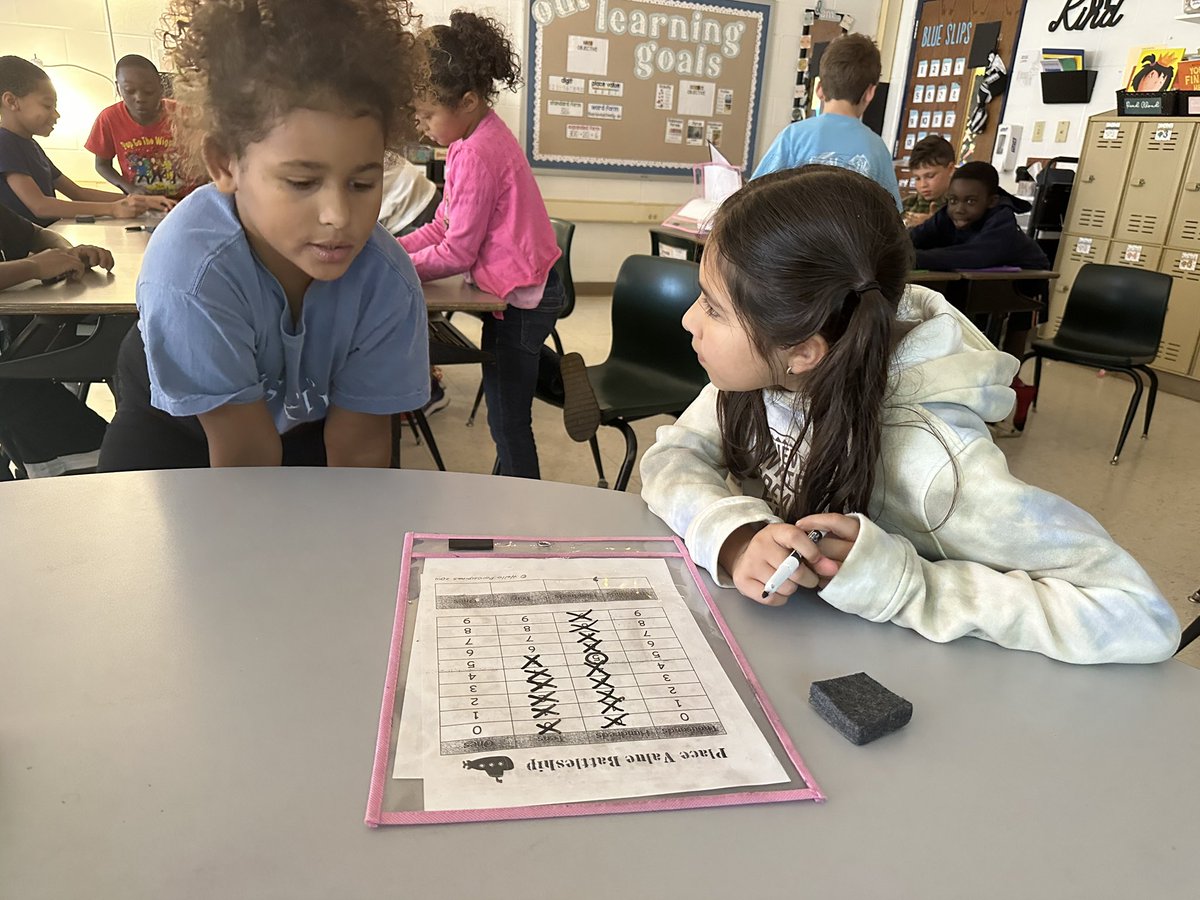 Place Value Battleship was a hit today! 💥 <a href="/BriarwoodES/">Briarwood Elementary</a>