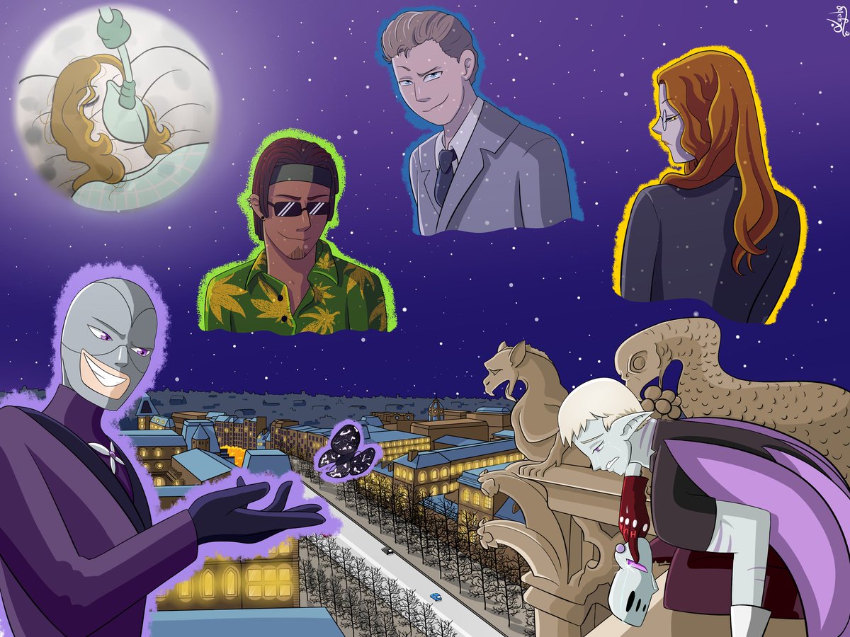 LyahStrange's tweet photo. Petite série de commission commandée par mon adorable hérisson @TheHedgehogBoy au sujet de son histoire au sein du magnifique univers qu'est #Miraculous !

La seconde OC présente appartient à @lady_octo https://t.co/DHdDvbbUK5