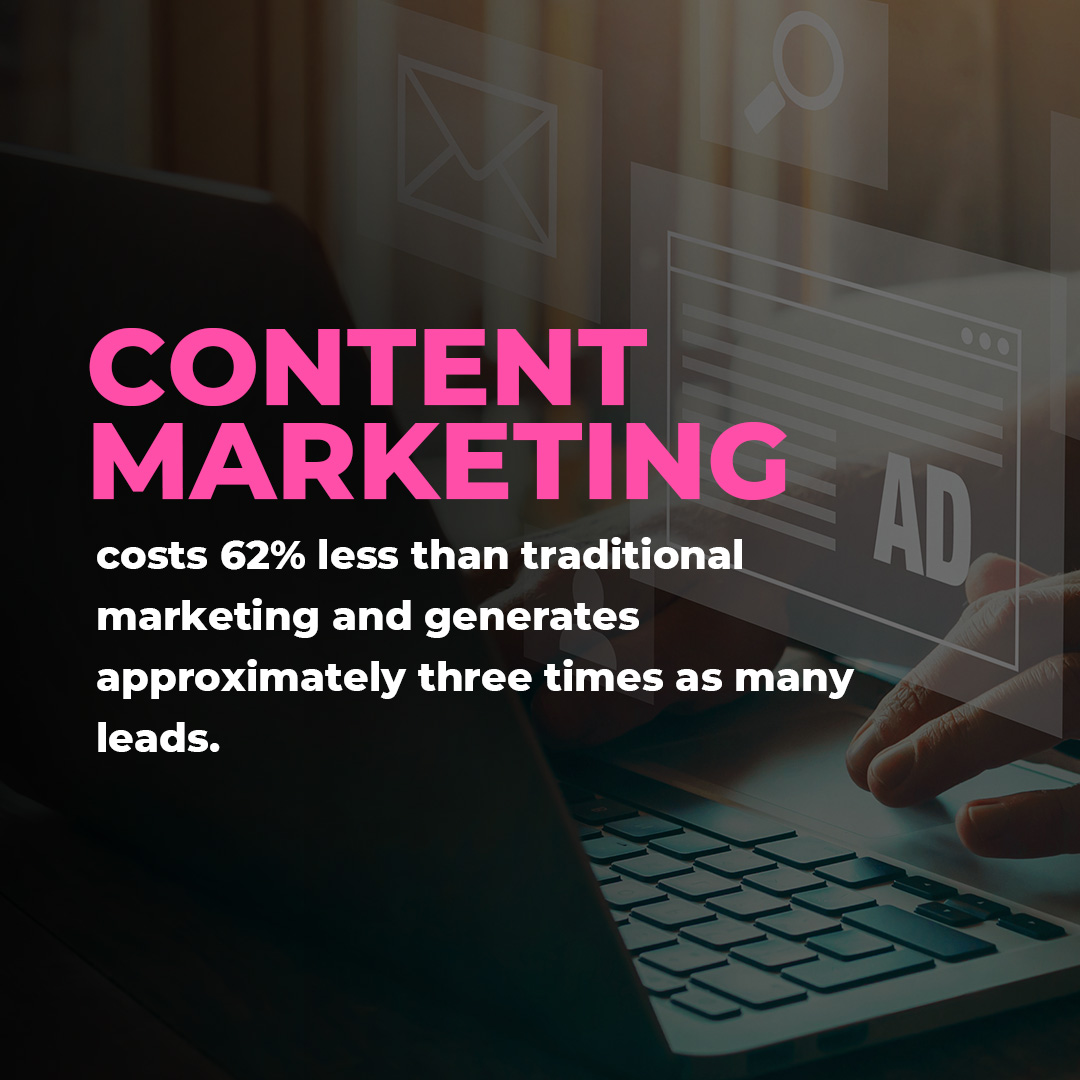 ModestoOchoa7's tweet photo. Not only does content marketing cost 62% less than traditional marketing, but it also brings in three times the leads! Drive growth and engage your audience with valuable content that resonates.  📣

#contentmarketing ##marketing #businessmarketing #digitalmarketing #entrepreneur https://t.co/gCNG8yQskj